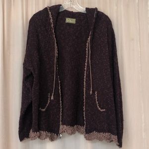 Hot Knots Zip-up Cardigan